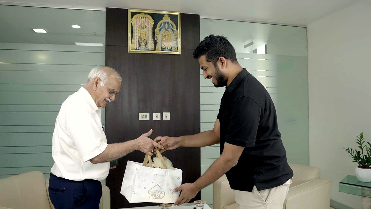 Ram Prayaga, a moment after the conversation