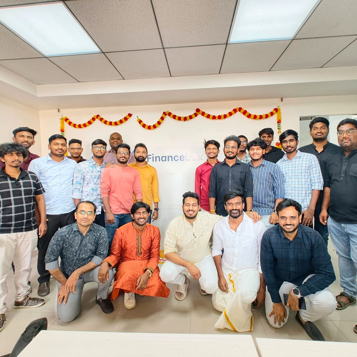 Festive day at the office